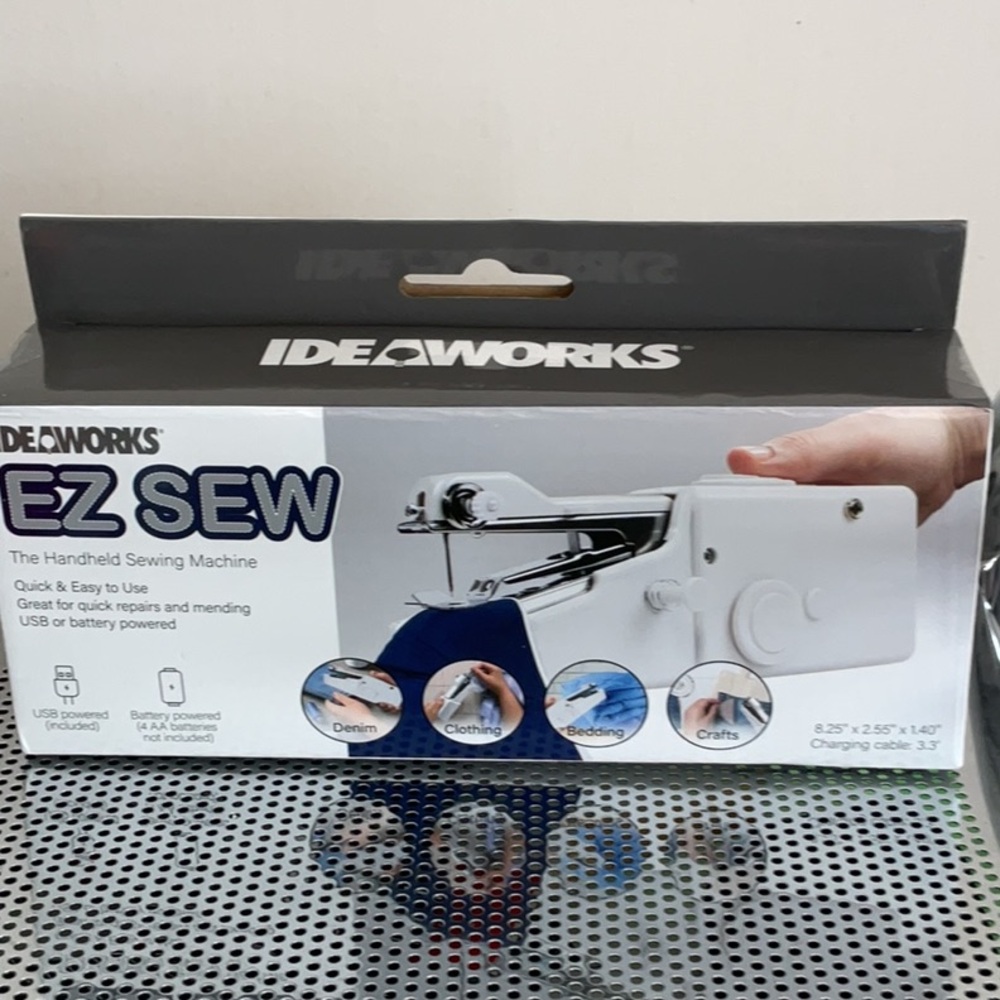 White Handheld Sewing Machine
